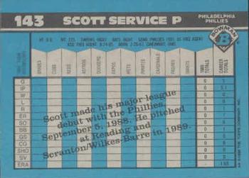 Scott Service  baseball card collectible - Main Image 2