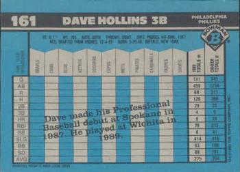 Dave Hollins  baseball card collectible - Main Image 2