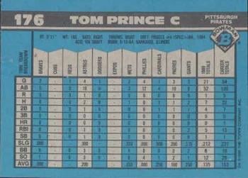Tom Prince  baseball card collectible - Main Image 2