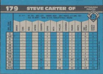 Steve Carter  baseball card collectible - Main Image 2