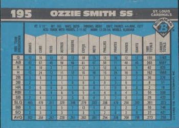 Ozzie Smith  baseball card collectible - Main Image 2