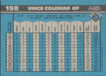 Vince Coleman  baseball card collectible - Main Image 2