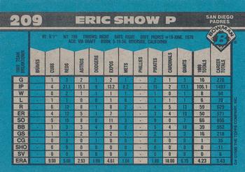 Eric Show  baseball card collectible - Main Image 2
