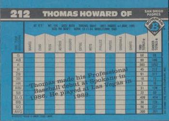 Thomas Howard  baseball card collectible - Main Image 2