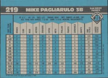 Mike Pagliarulo  baseball card collectible - Main Image 2