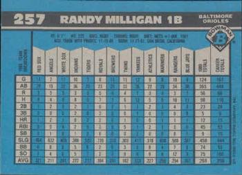 Randy Milligan  baseball card collectible - Main Image 2