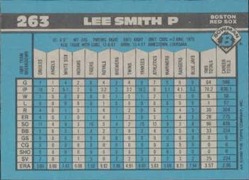 Lee Smith  baseball card collectible - Main Image 2