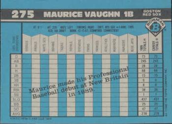 Maurice Vaughn  baseball card collectible - Main Image 2