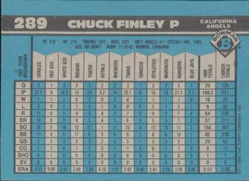 Chuck Finley  baseball card collectible - Main Image 2