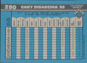 Gary DiSarcina  baseball card collectible - Main Image 2