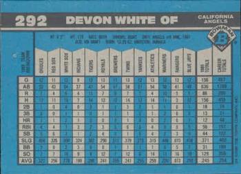 Devon White  baseball card collectible - Main Image 2