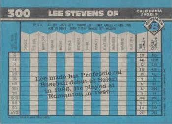 Lee Stevens  baseball card collectible - Main Image 2