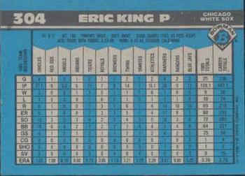 Eric King  baseball card collectible - Main Image 2