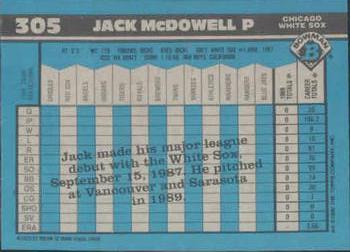 Jack McDowell  baseball card collectible - Main Image 2