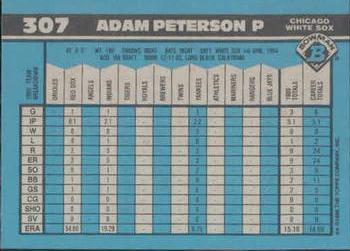 Adam Peterson  baseball card collectible - Main Image 2