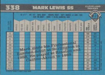 Mark Lewis  baseball card collectible - Main Image 2