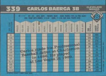 Carlos Baerga  baseball card collectible - Main Image 2