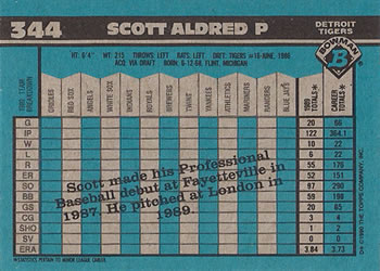 Scott Aldred  baseball card collectible - Main Image 2