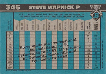 Steve Wapnick  baseball card collectible - Main Image 2