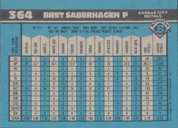 Bret Saberhagen  baseball card collectible - Main Image 2