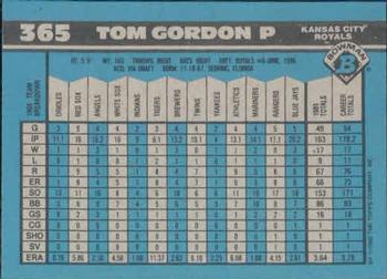 Tom Gordon  baseball card collectible - Main Image 2