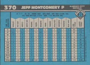 Jeff Montgomery  baseball card collectible - Main Image 2