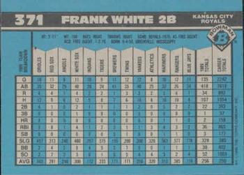 Frank White  baseball card collectible - Main Image 2