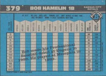 Bob Hamelin  baseball card collectible - Main Image 2
