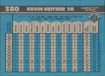 Kevin Seitzer  baseball card collectible - Main Image 2