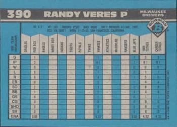 Randy Veres  baseball card collectible - Main Image 2
