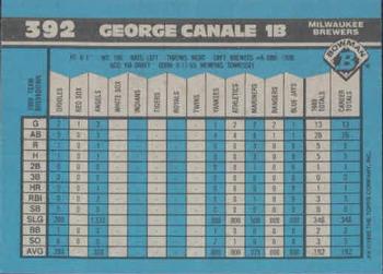 George Canale  baseball card collectible - Main Image 2