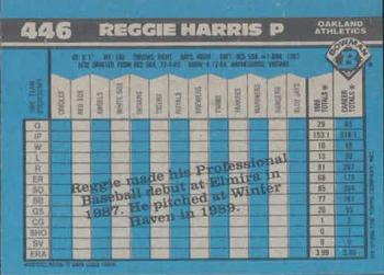 Reggie Harris  baseball card collectible - Main Image 2