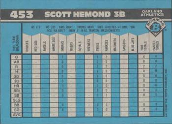 Scott Hemond  baseball card collectible - Main Image 2