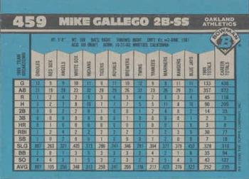 Mike Gallego  baseball card collectible - Main Image 2
