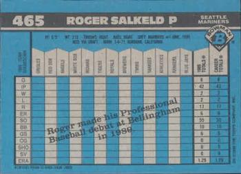 Roger Salkeld  baseball card collectible - Main Image 2