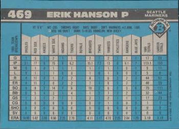 Erik Hanson  baseball card collectible - Main Image 2
