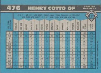 Henry Cotto  baseball card collectible - Main Image 2