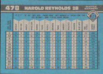Harold Reynolds  baseball card collectible - Main Image 2