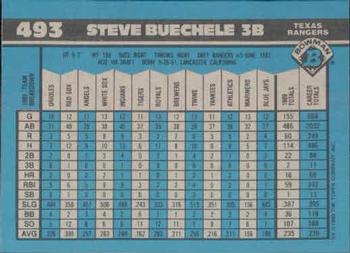 Steve Buechele  baseball card collectible - Main Image 2