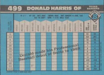 Donald Harris  baseball card collectible - Main Image 2
