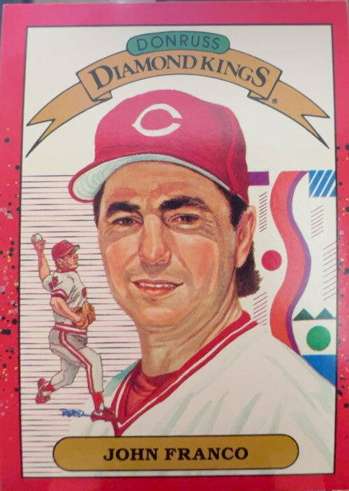 John Franco  baseball card collectible - Main Image 3