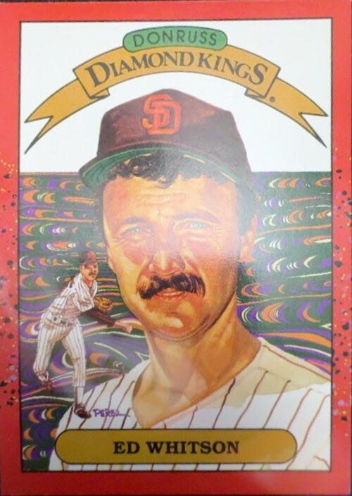 Ed Whitson  baseball card collectible - Main Image 3
