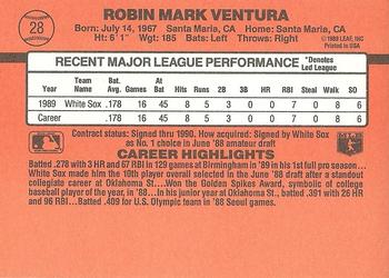 Robin Ventura  baseball card collectible - Main Image 2