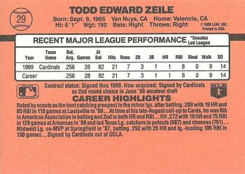 Todd Zeile  baseball card collectible - Main Image 2