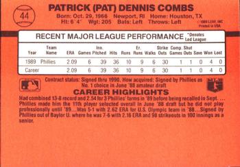 Pat Combs  baseball card collectible - Main Image 2
