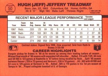 Jeff Treadway  baseball card collectible - Main Image 2