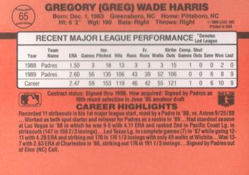 Greg Harris  baseball card collectible - Main Image 2