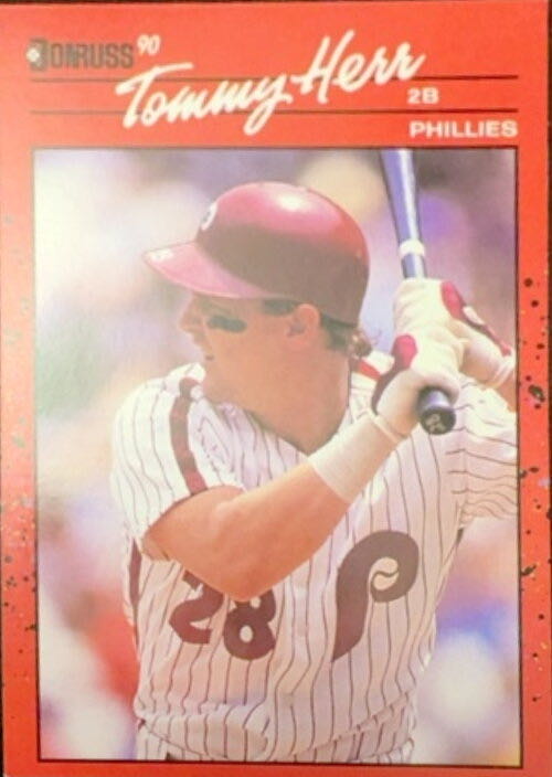 Tommy Herr  baseball card collectible - Main Image 3