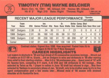 Tim Belcher  baseball card collectible - Main Image 2