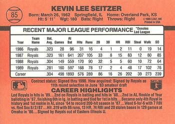 Kevin Seitzer  baseball card collectible - Main Image 2
